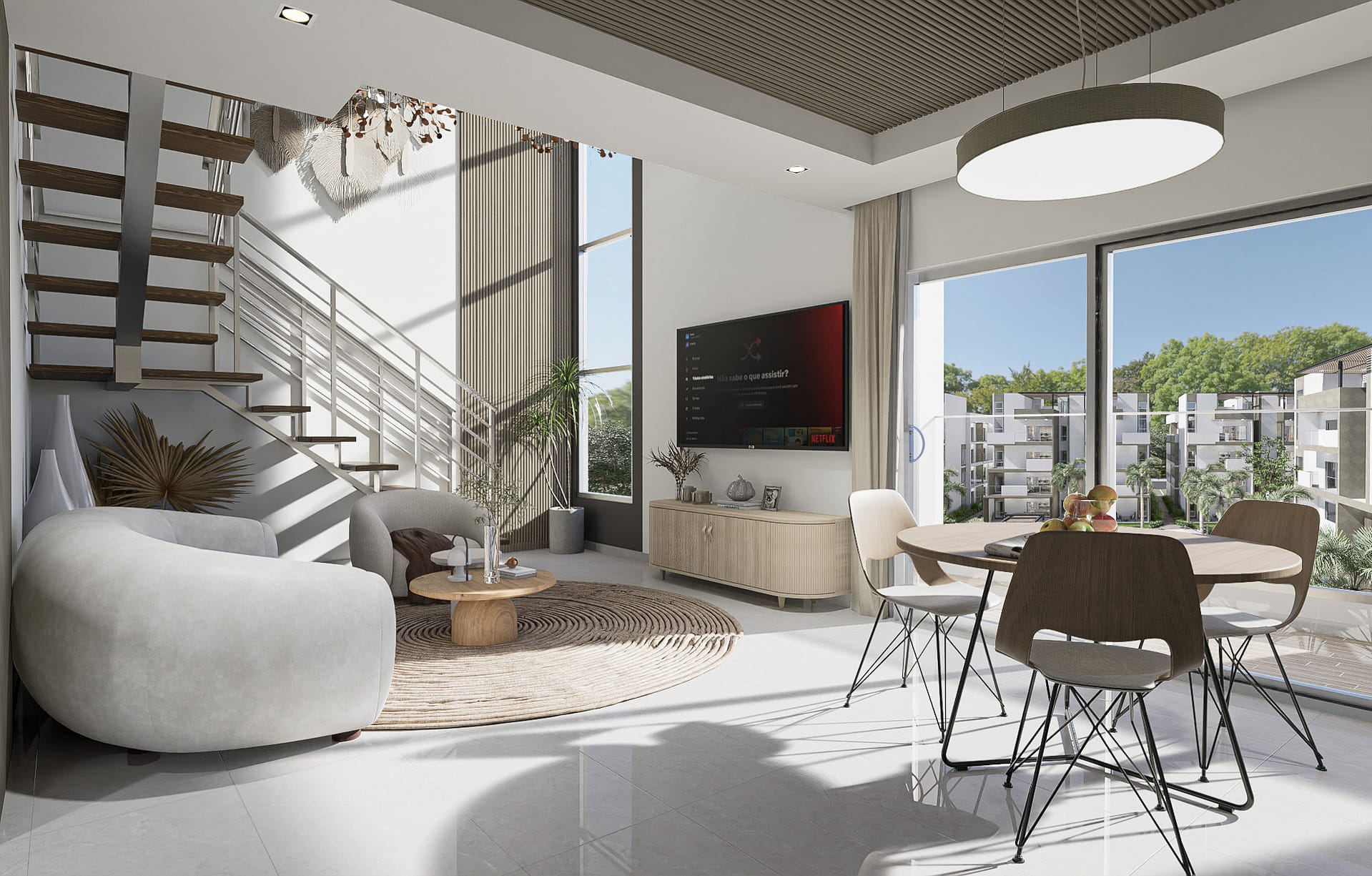 GOLD REEF APARTMENTS – INTERIOR 1 HAB – SALA COMEDOR