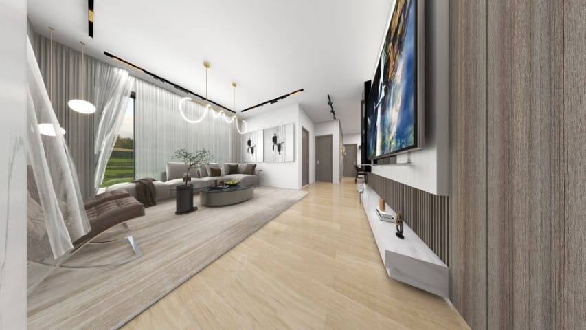 2. 1BR (LIVING ROOM) (Klein)