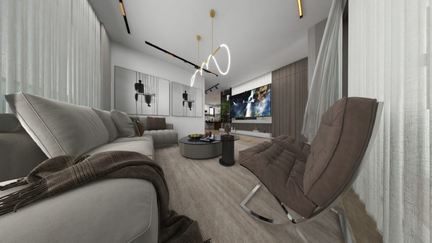 3. 1BR (LIVING ROOM) (Klein)