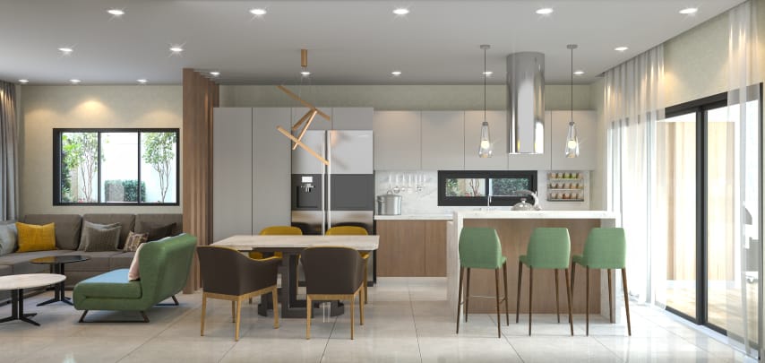 COCINA-COMEDOR-BREZZE TOWN HOUSES (1) (Small)